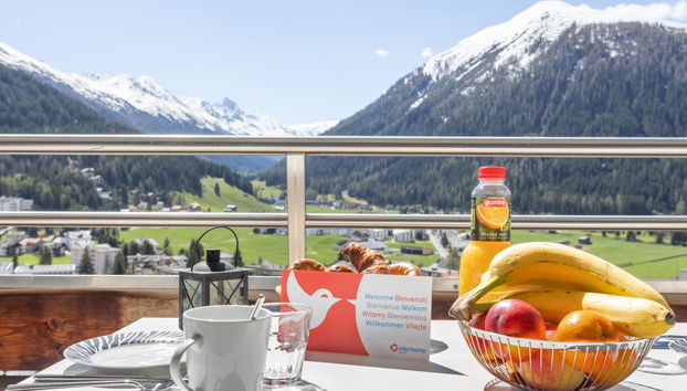 Apartment mit 2 Schlafzimmern in Davos mit schwimmbad und sauna - Foto 5