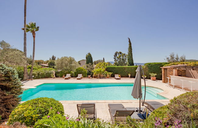 Casa de 4 quartos em Grimaud com piscina privada e jardim - Foto 27