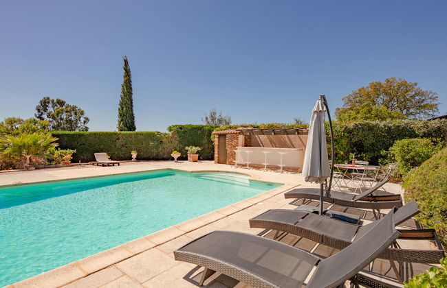 Casa de 4 quartos em Grimaud com piscina privada e jardim - Foto 28