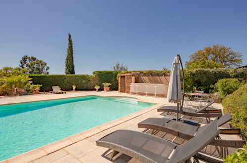 Foto 28 - Casa con 3 camere da letto a Grimaud con piscina privata e vista mare