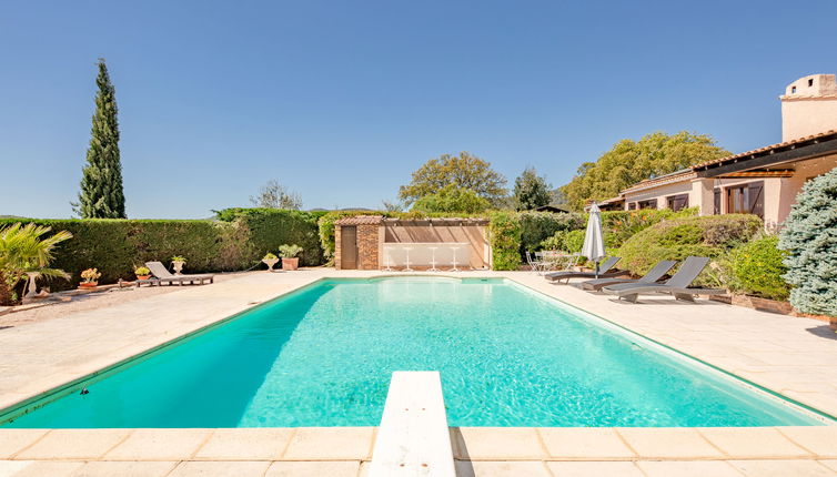 Photo 1 - Maison de 3 chambres à Grimaud avec piscine privée et vues à la mer