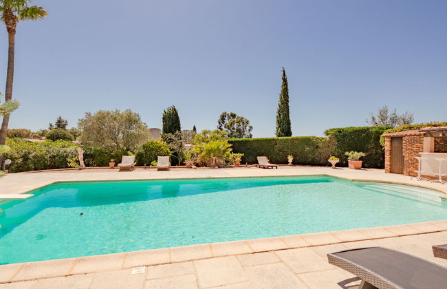 Casa de 4 quartos em Grimaud com piscina privada e jardim - Foto 26