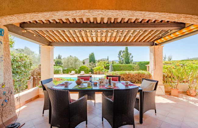 Casa de 4 quartos em Grimaud com piscina privada e jardim - Foto 29