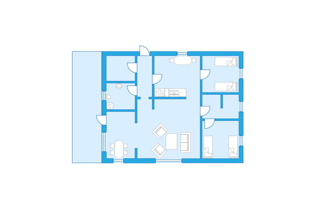 Haus mit 3 Schlafzimmern in Gräsmark mit garten und terrasse - Foto 19