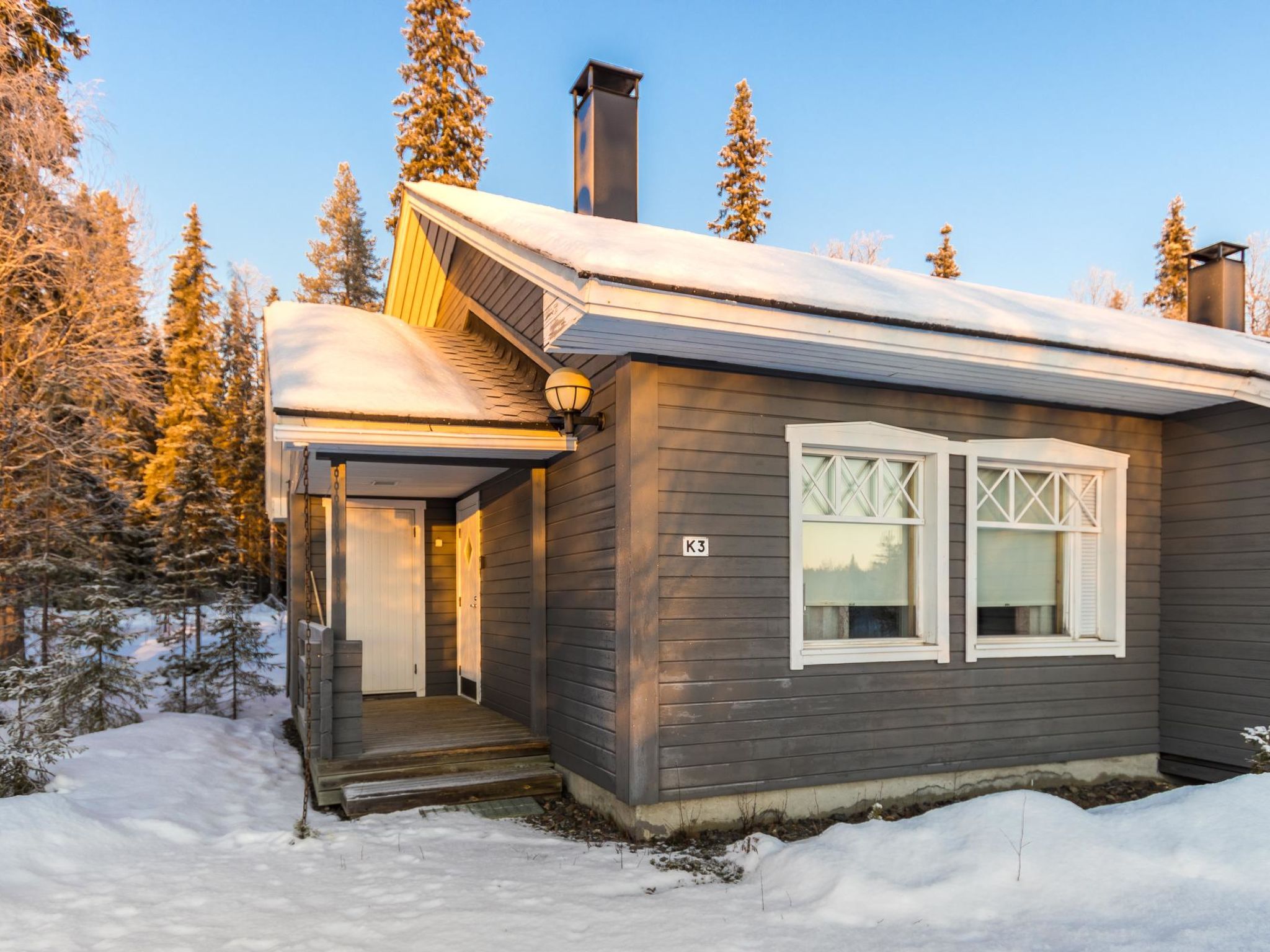 Foto 1 - Haus mit 1 Schlafzimmer in Kolari mit sauna und blick auf die berge