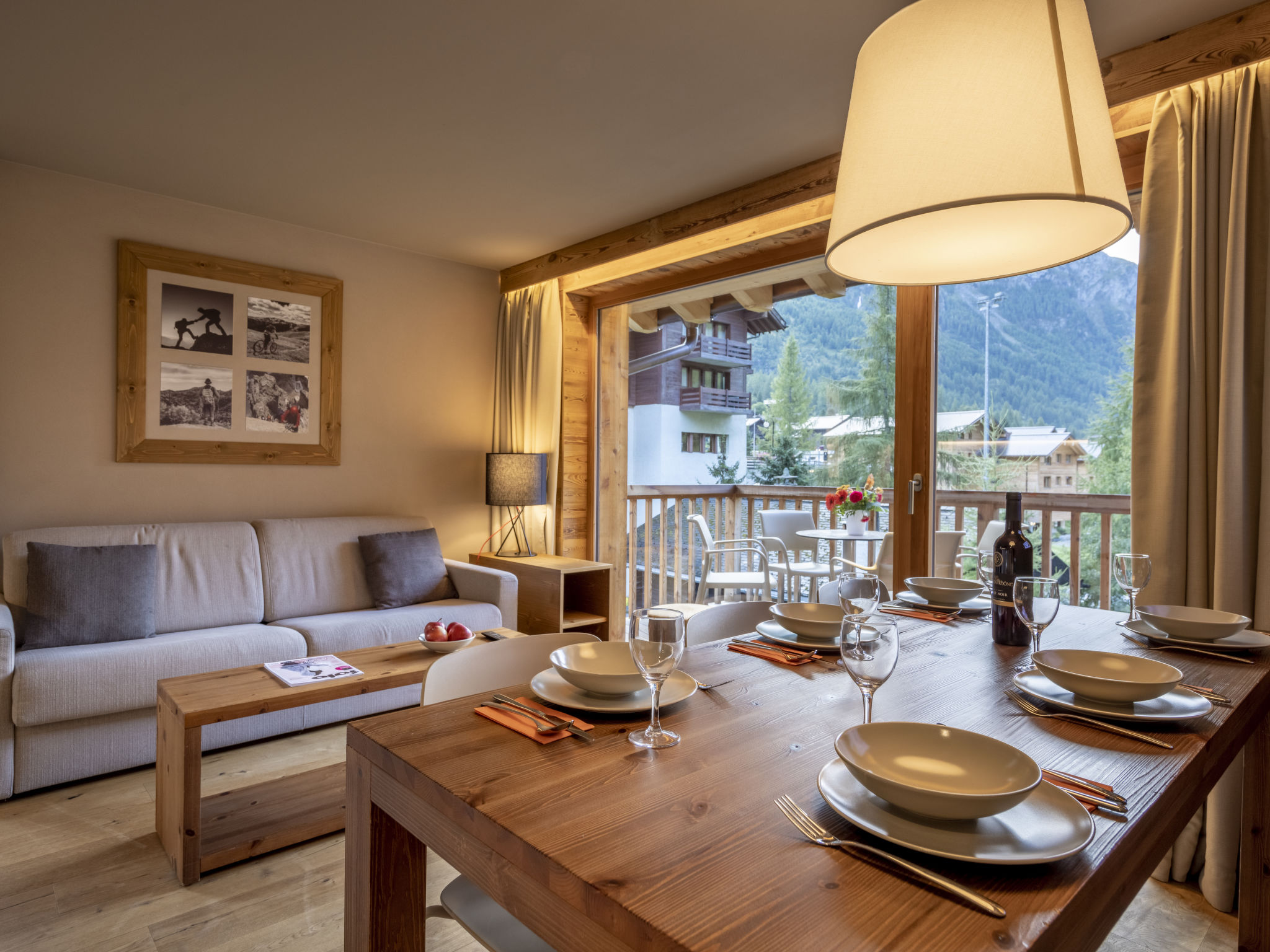 Photo 7 - 2 bedroom Apartment in Anniviers with terrace and mountain view