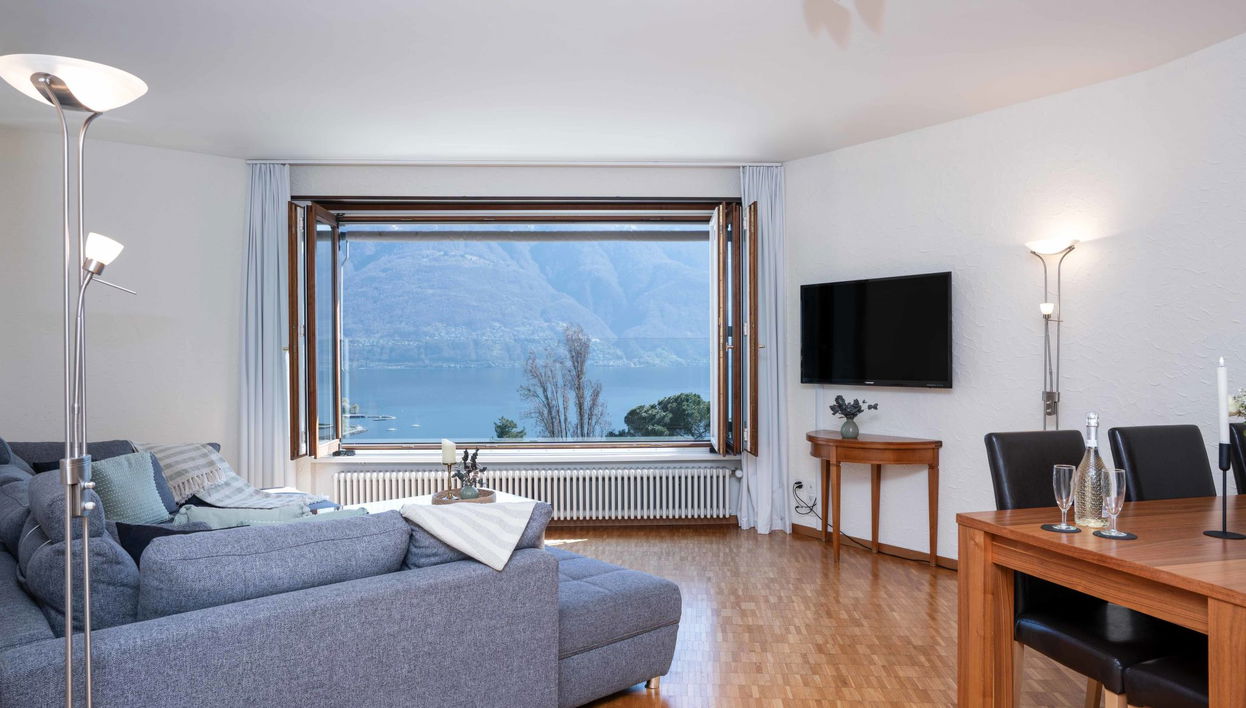 Apartment mit 2 Schlafzimmern in Ascona mit garten - Foto 1