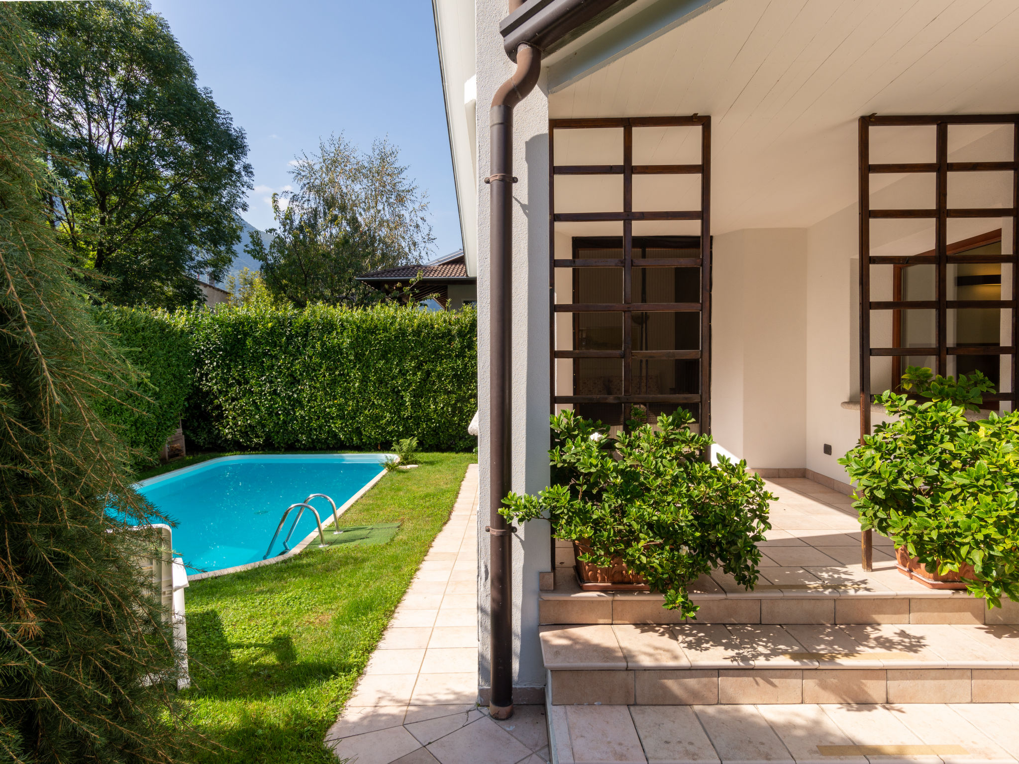 Foto 2 - Casa de 3 quartos em Delebio com piscina privada e vista para a montanha