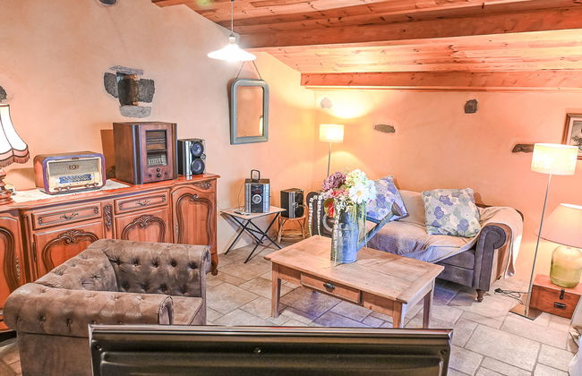 Casa de 2 quartos em Blassac com jardim e terraço - Foto 9