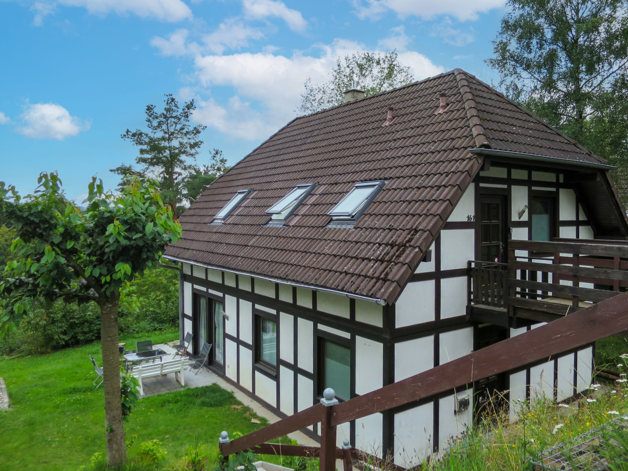 Foto 1 - Appartamento con 2 camere da letto a Frankenau con terrazza e vista sulle montagne