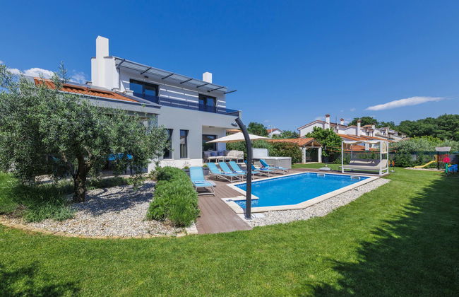 Casa de 5 quartos em Kaštelir-Labinci com piscina privada e jardim - Foto 60