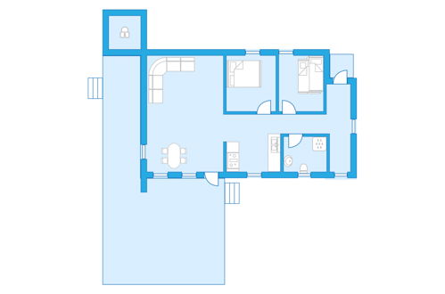Foto 23 - Haus mit 2 Schlafzimmern in Fossdal mit terrasse