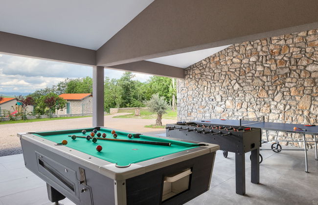 Casa de 4 quartos em Kršan com piscina privada e jardim - Foto 14