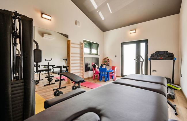 Casa de 4 quartos em Kršan com piscina privada e jardim - Foto 22