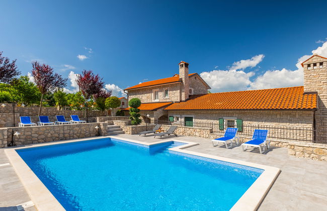 Casa de 4 quartos em Kršan com piscina privada e jardim - Foto 10