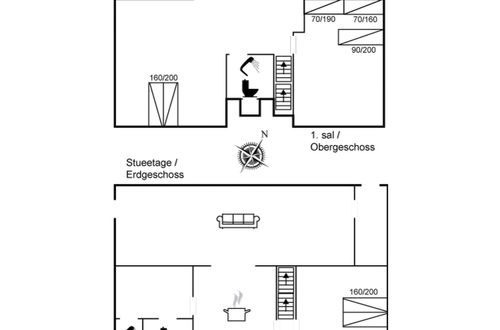 Foto 2 - Casa de 3 quartos em Gedser com terraço