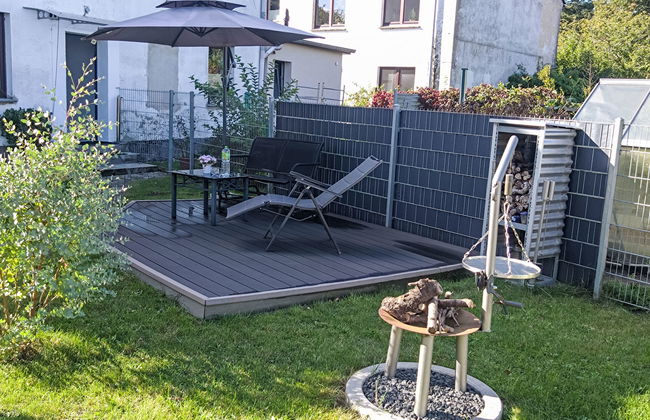 Apartamento de 1 quarto em Trinwillershagen com jardim e terraço - Foto 29