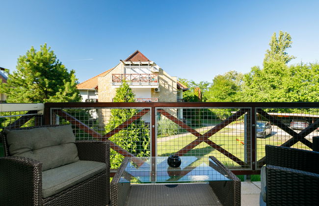 Apartment mit 1 Schlafzimmer in Balatonőszöd mit garten - Foto 5