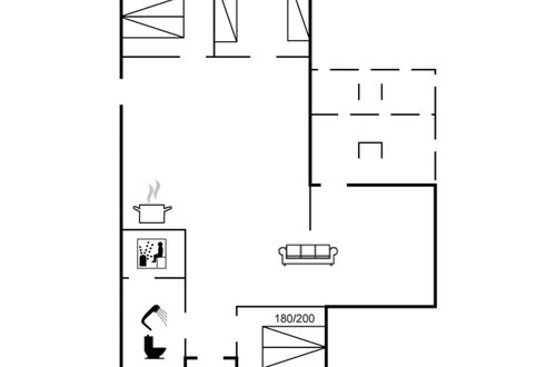 Foto 2 - Casa de 3 quartos em Knebel com terraço e sauna