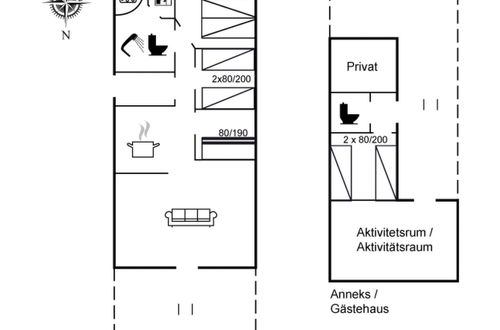 Foto 2 - Haus mit 3 Schlafzimmern in Storvorde mit terrasse und sauna