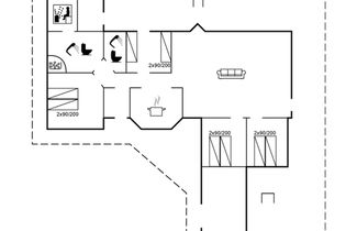 Foto 2 - Haus mit 4 Schlafzimmern in Tarm mit terrasse und sauna