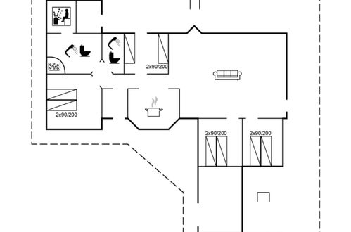 Foto 29 - Casa con 4 camere da letto a Tarm con terrazza e sauna