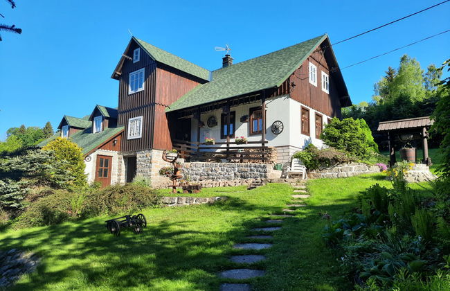 Casa de 4 quartos em Desná com jardim e sauna - Foto 34