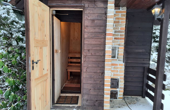Casa de 4 quartos em Desná com jardim e sauna - Foto 33