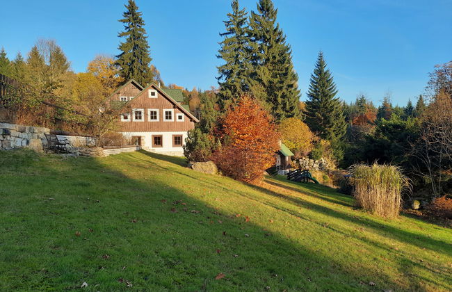 Casa de 4 quartos em Desná com jardim e sauna - Foto 41