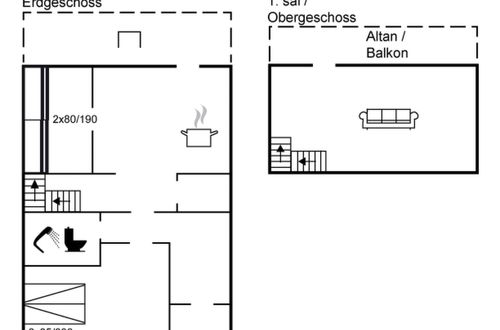 Foto 2 - Apartamento de 2 quartos em Løkken