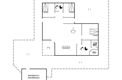 Foto 2 - Casa con 3 camere da letto a Løkken con terrazza e sauna