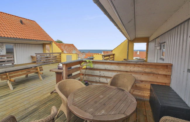 Apartamento de 1 quarto em Gudhjem com piscina e terraço - Foto 6