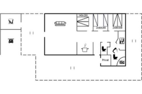 Foto 2 - Casa con 3 camere da letto a Løkken con terrazza e sauna