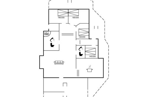 Foto 2 - Casa de 4 quartos em Løkken com terraço