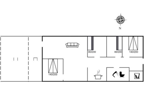 Foto 22 - Casa de 4 quartos em Løkken com terraço