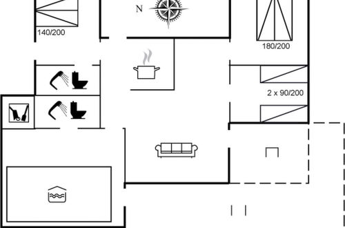 Foto 2 - Casa con 3 camere da letto a Løkken con piscina privata e terrazza