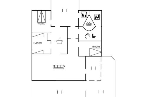 Foto 2 - Casa de 3 quartos em Løkken com terraço e sauna