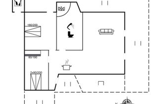 Foto 2 - Casa de 2 quartos em Løkken com terraço