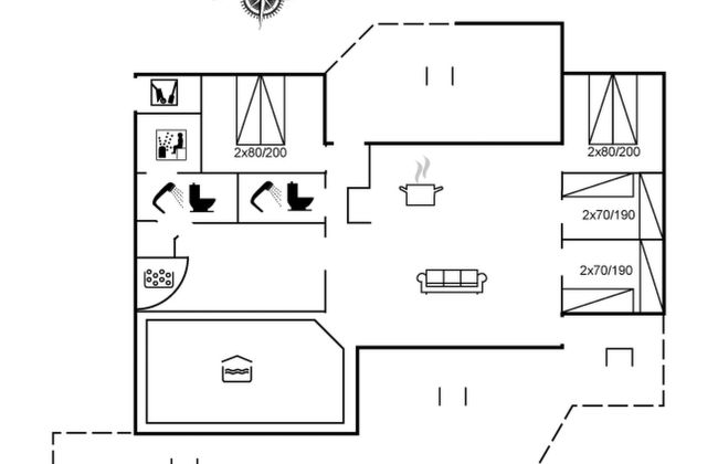 Casa de 4 quartos em Løkken com piscina privada e terraço - Foto 2