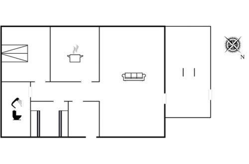 Foto 15 - Casa con 2 camere da letto a Hals con terrazza