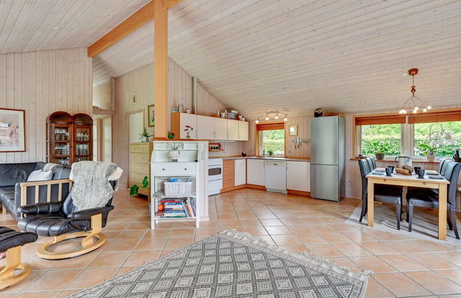 Casa de 2 quartos em Fårvang com piscina e terraço - Foto 16