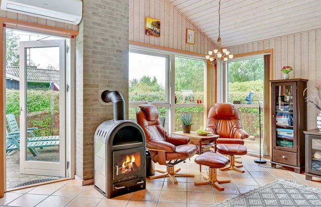Casa de 2 quartos em Fårvang com piscina e terraço - Foto 23