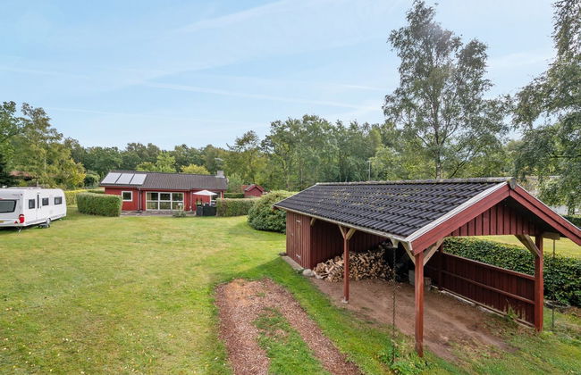 Casa de 2 quartos em Fårvang com piscina e terraço - Foto 9