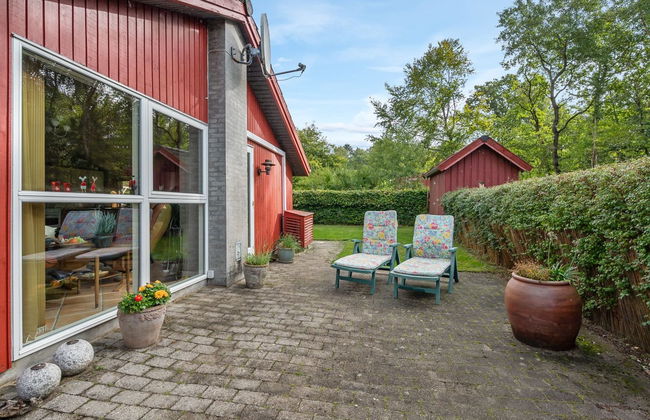 Casa de 2 quartos em Fårvang com piscina e terraço - Foto 11