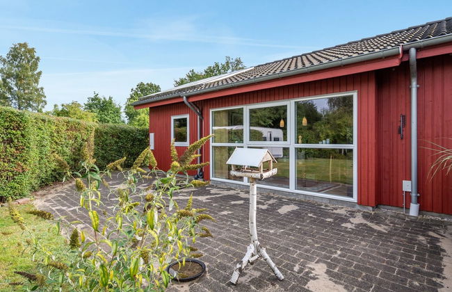 Casa de 2 quartos em Fårvang com piscina e terraço - Foto 10