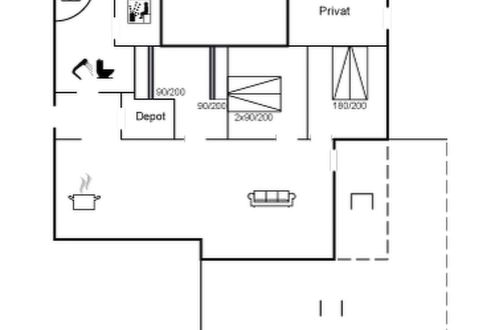 Foto 19 - Haus mit 3 Schlafzimmern in Harrerenden mit terrasse und sauna