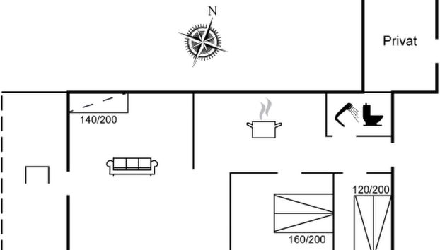 Casa de 2 quartos em Højslev com terraço - Foto 5