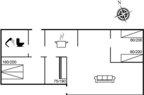 Foto 23 - Casa de 3 quartos em Jerup com terraço