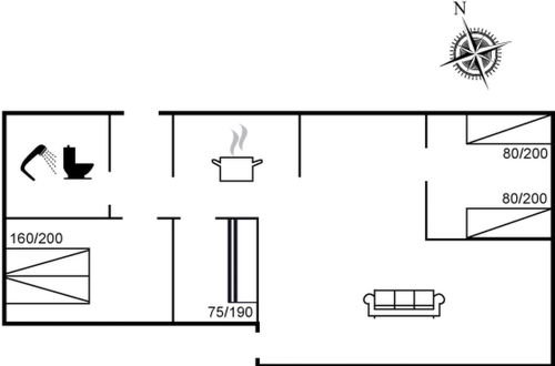 Foto 18 - Casa con 3 camere da letto a Jerup con terrazza