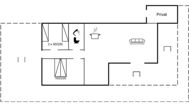 Haus mit 2 Schlafzimmern in Ebberup mit terrasse - Foto 2